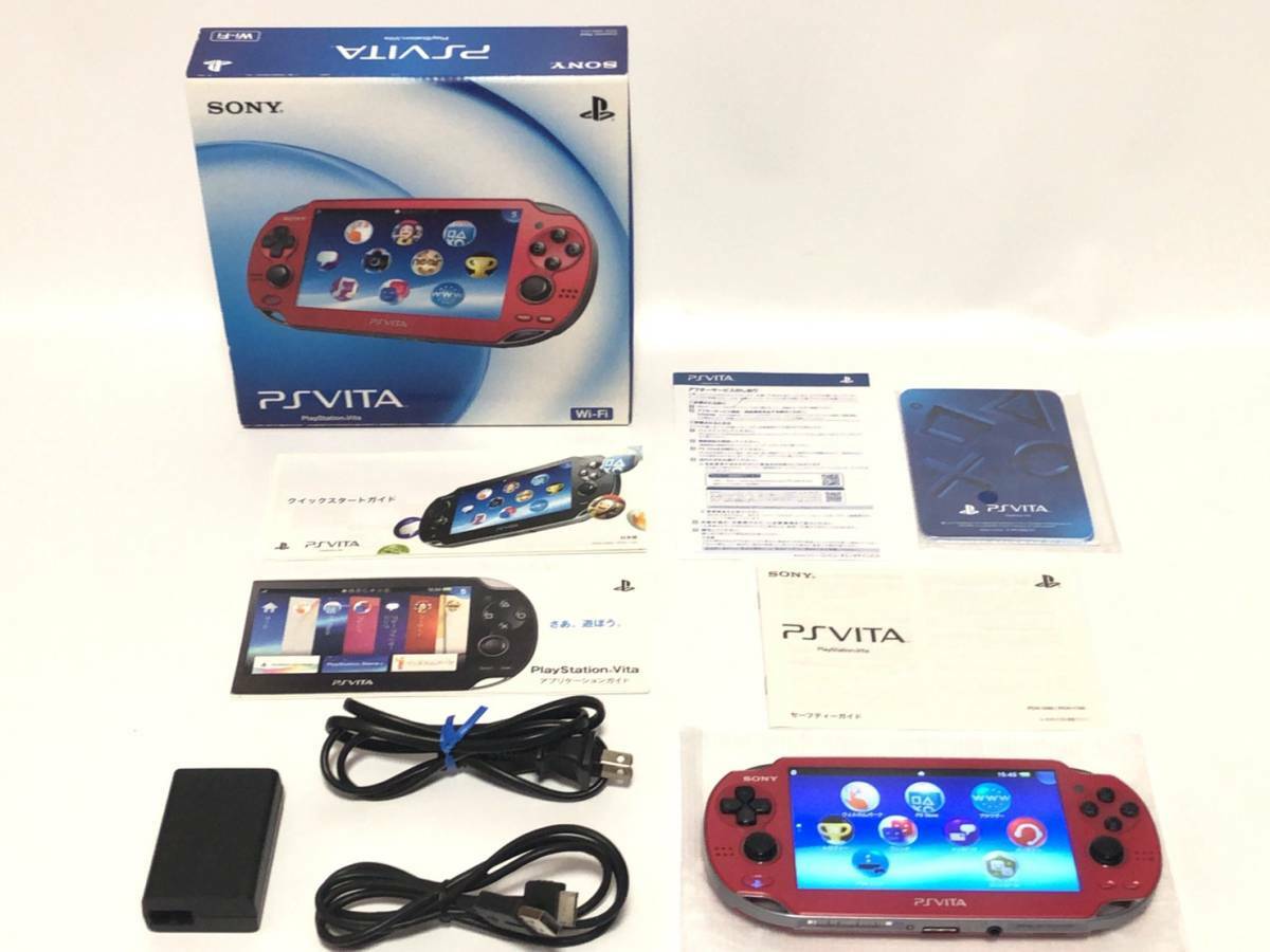 SONY PlayStationVITA 本体  PCH-1000 ZA03 SONY PlayStation PS Vita PCH-1000 ZA03 Cosmic Red Wi-Fi