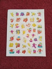 Vintage Scratch and Sniff Stickers Lot of 43 Fruity Lemon Strawberry