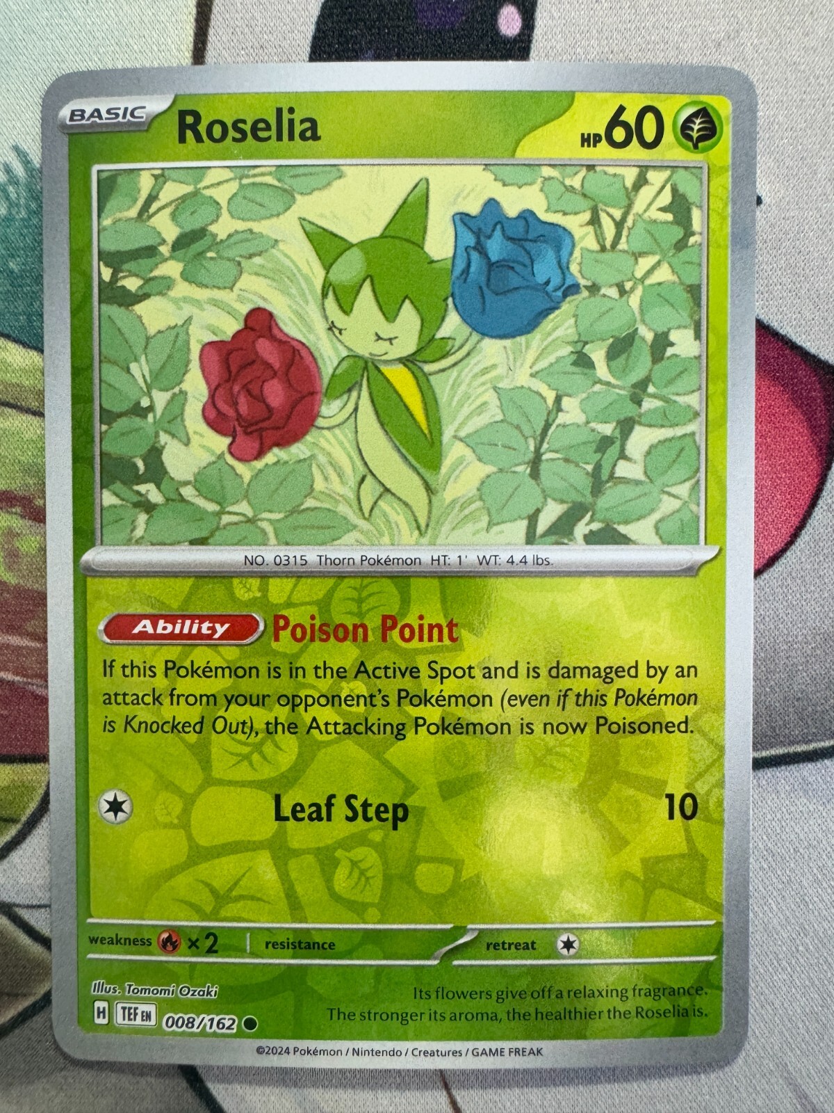 Roselia Reverse Holo English Pokemon TCG BKBG311