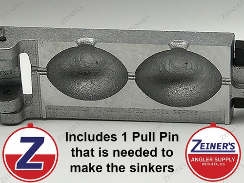 Do It Mold Egg Slip Sinker Size 3 Oz - Fishing Weight Mold 3253 EG-3-3