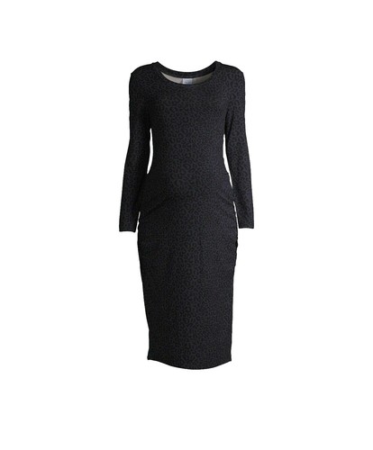 leith long sleeve bodycon dress Leith Olive Green Bodycon Midi Dress Long Sleeve Side Slit Size S