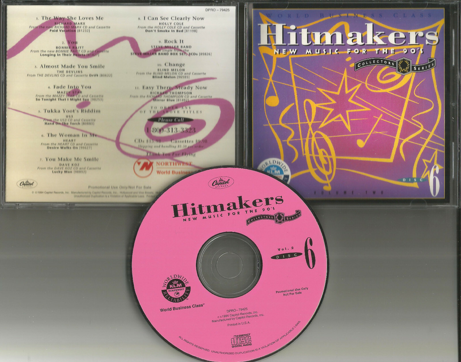 PROMO CD BLIND MELON Richard Marx HEART Mazzy Star STEVE MILLER Richard Thompson