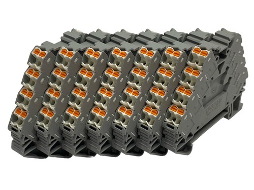 Phoenix Contact PTRV 4/GY Marshalling Panel Terminal Block Gray 3270117 LOT OF 7