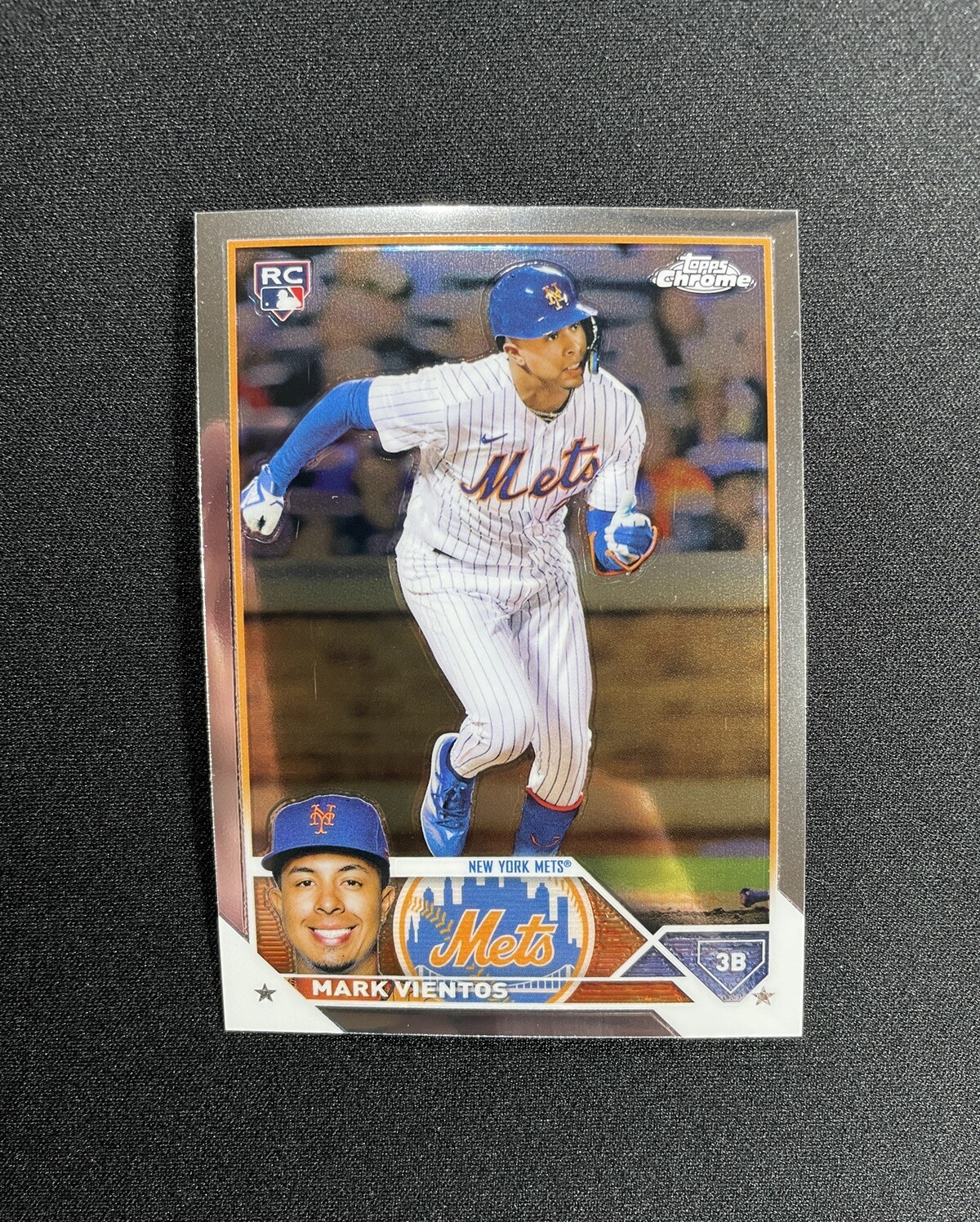 2023 Topps Chrome RC Rookie Mark Vientos New York Mets Card #8 A28