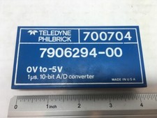 TELEDYNE PHILBRICK 0V TO -5V 1us. 10-bit A/D CONVERTER. MADE IN USA 7906294-00