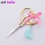 Gold-Plated-Nail-Scissor-Bead-Tassel-Pendant-Cuticle-Cutter-Manicure-Nail-Art miniatuur 4