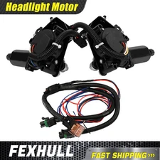 For C3 Corvette 68-82 Electric Headlight Motor Conversion Kit True Plug and Play