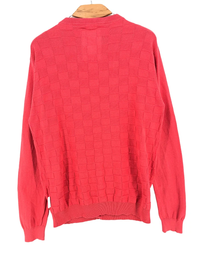 Humor Hombre Jella Cárdigan De Punto Rojo Talla L - Imagen 2 de 4