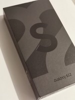 Samsung Galaxy S22 SM-S901B/DS - 128GB - Phantom Black (Three) Smartphone