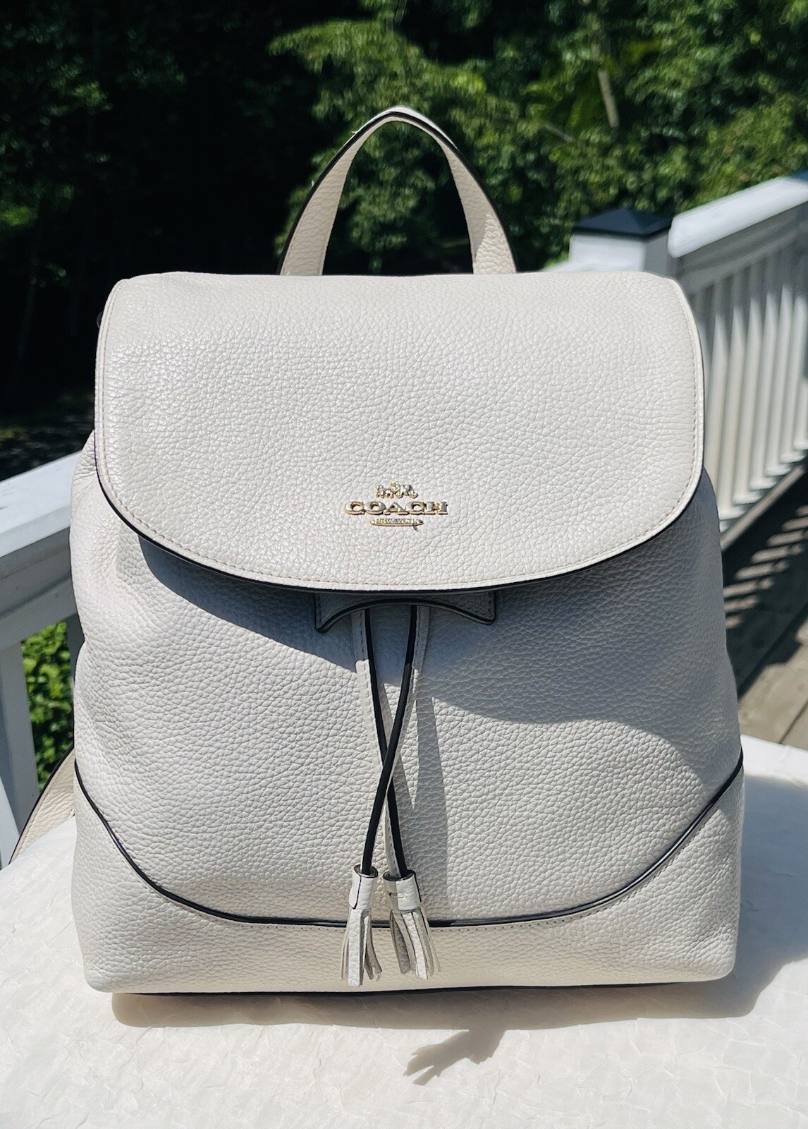 COACH Elle Backpack In Birch White 72645 JOKER5000 The Most