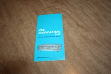 Vintage Soundesign 3483 Instruction Waranty Card Booklet 1973 4 Pages See Pix!!