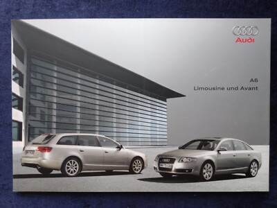 AUDI A6 Limousine und Avant Prospekt 04.2006
