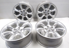 18" JAGUAR XJ8 XJR "ASTEROID" OEM WHEELS RIMS SET OF 4 USED SILVER MNF6118AB