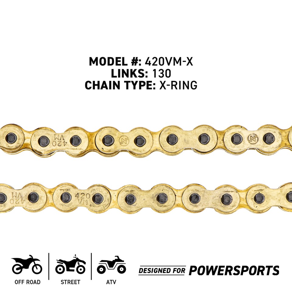 Niche 520 O-Ring Motorcycle Drive Chain Bulk Reel 10 Feet Connecting Master Link 519 Cdc2221r - Foto 4