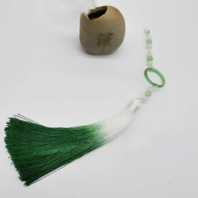 Anime Tian Guan Ci Fu Feng Shi Shui Shi Yu Shi Han Fu Fan Tassel Pendants