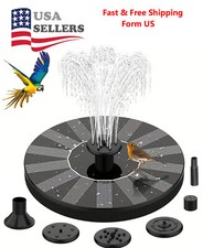 Solar Power Bird Bath Fountain Pump Upgrade 1.4W Solar Fountain with 4 Nozzle