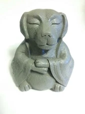 Zen Garden Dog Resin Figurine 