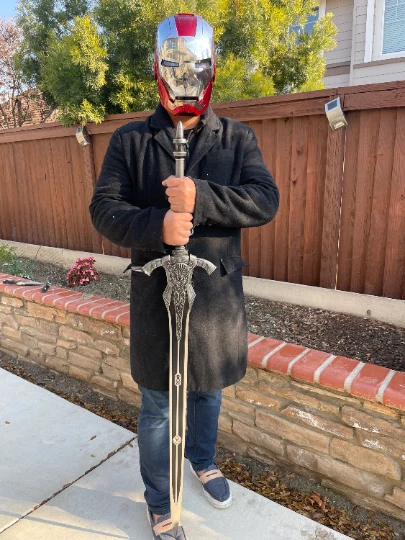 55 Greatsword of Artorias Dark Souls Espada Completa de Metal Viene con Soporte de Exhibición Foto 3 de 4