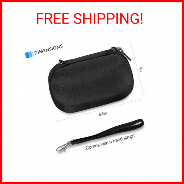 Lebakort ﻿Duro Viaggio Caso Custodia per Ultimate Ears Wonderboom 4 / Wonderboom 3 / Wonderboom 2 Altoparlante Bluetooth Portatile Impermeabile ( Nero