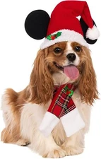 Mickey Mouse Christmas Kit Disney Fancy Dress Up Dog Cat Pet Costume Accessory