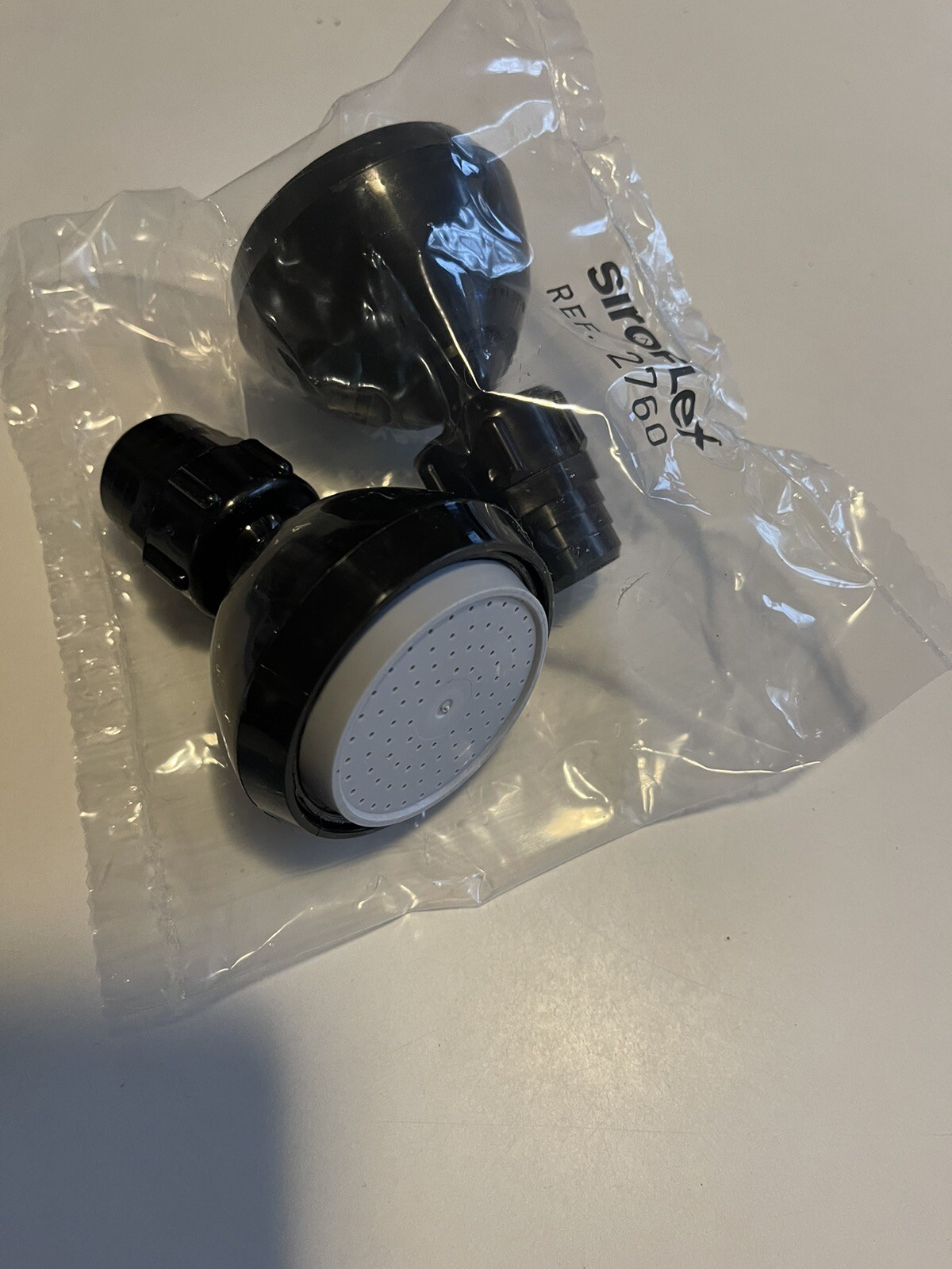 2 Siroflex Shower Heads Made In Italy Model 2760 Black NEW eBay