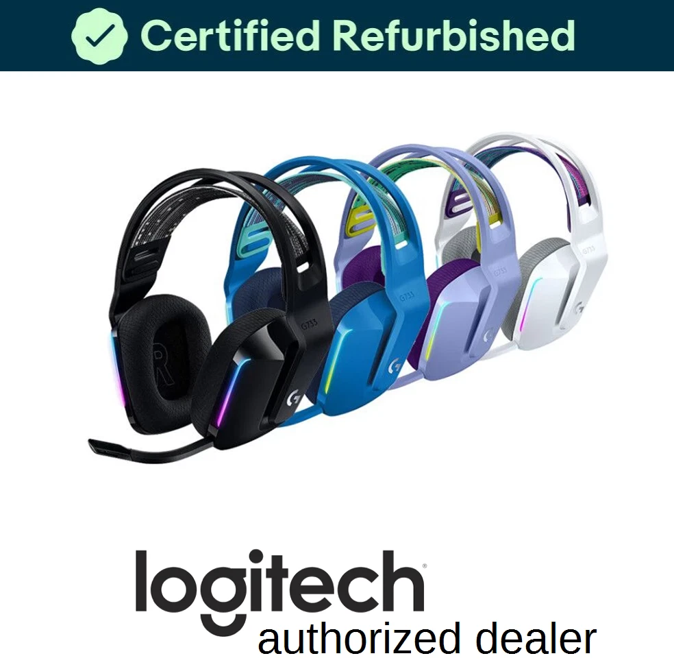 Logitech G733 LIGHTSPEED Wireless Gaming Over the Ear Headset for  PC/Playstation