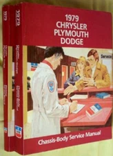1979 Chrysler Plymouth Dodge Shop Service Repair Manual Engine Drivetrain Wiring
