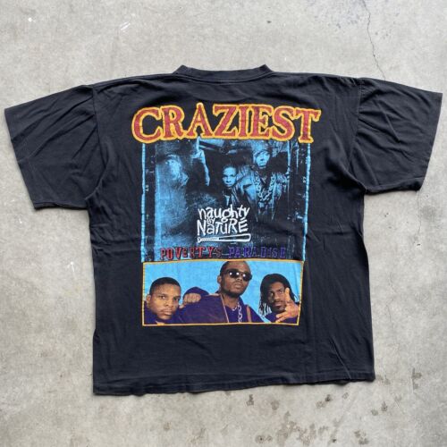 Vintage 1995 Naughty By Nature Rap Tee XXL Top Tag - image 1