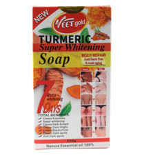 VeetGOLD TUMERIC Organic Super Whitening Face  Body Corrector Soap 200g X 1