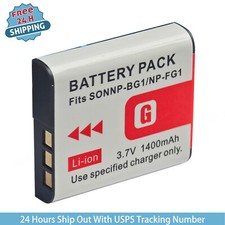 Compatible For Sony Cyber-shot DSC-W80 DSC-W85 DSC-W90 Battery NP-BG1/NP-FG1