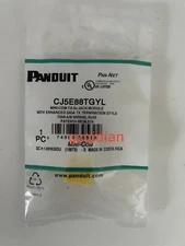 Panduit CAT5e Network Jack Module Gigabit Yellow CJ5E88TGYL BOX OF 50.