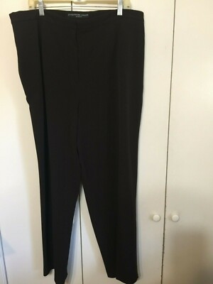 Josephine Chaus Womens Dark Brown Dress Pants Trousers Career Slacks  Stretch 20 | eBay