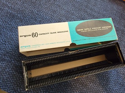 Argus 60 Capacity Slide Magazine Tray | Vintage Photography 