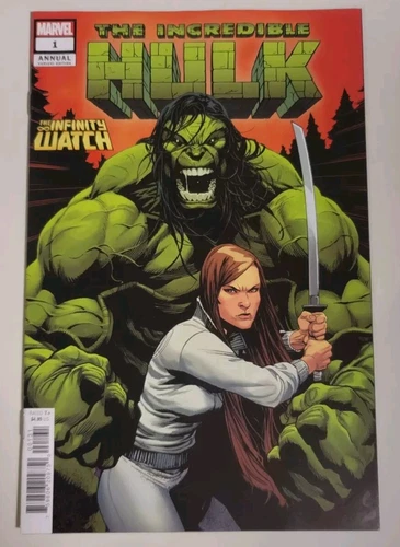 INCREDIBLE HULK ANNUAL #1 10/2024 NM-/VF+ GEOFF SHAW VARIANT MARVEL COMICS