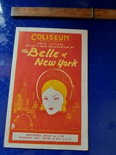 1942 WW2 programme The Bells of New York Coliseum