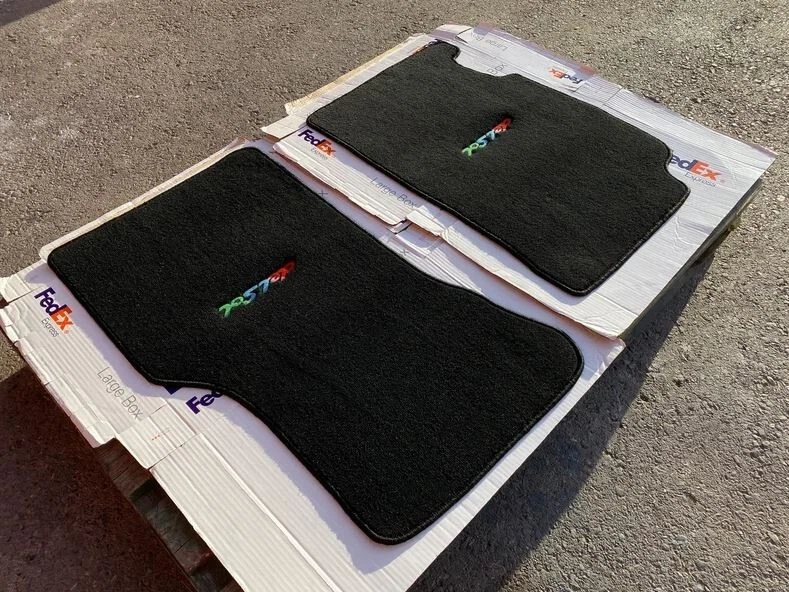 Juego de 2 alfombrillas negras para Honda Civic CRX del Sol; 1993/1994 Foto 2 de 4