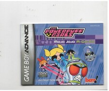 Powerpuff Girls Mojo mojo GBA MANUAL ONLY Authentic Original