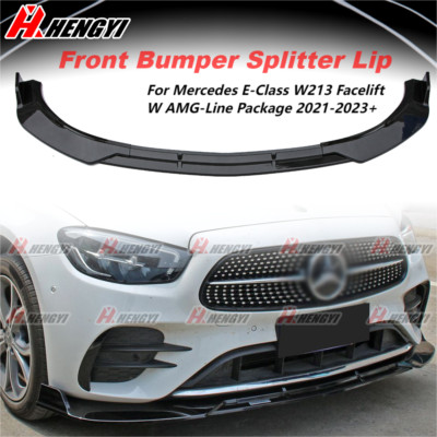 Front Spoiler Lippe Für Mercedes Benz E-Klasse W213 AMG-Line FL/Facelift 21-23+
