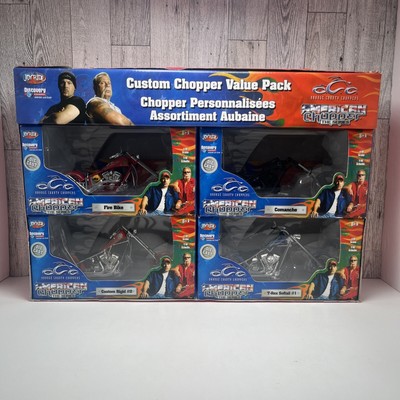 Orange County Choppers American Chopper Die Cast 1:18 Value Pack of 4 