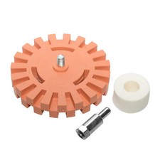 Car Decal Remover Rubber Eraser Wheel Tool for Drill Adhesive Pinstripe Sticker