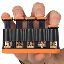 Hand Finger Exerciser Trainer Strengthener Hand Grip Wrist Guitar Piano Gripper