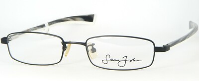 Sean John SJ4011 016 Satin Schwarze Brille Metallrahmen 51-19-140mm