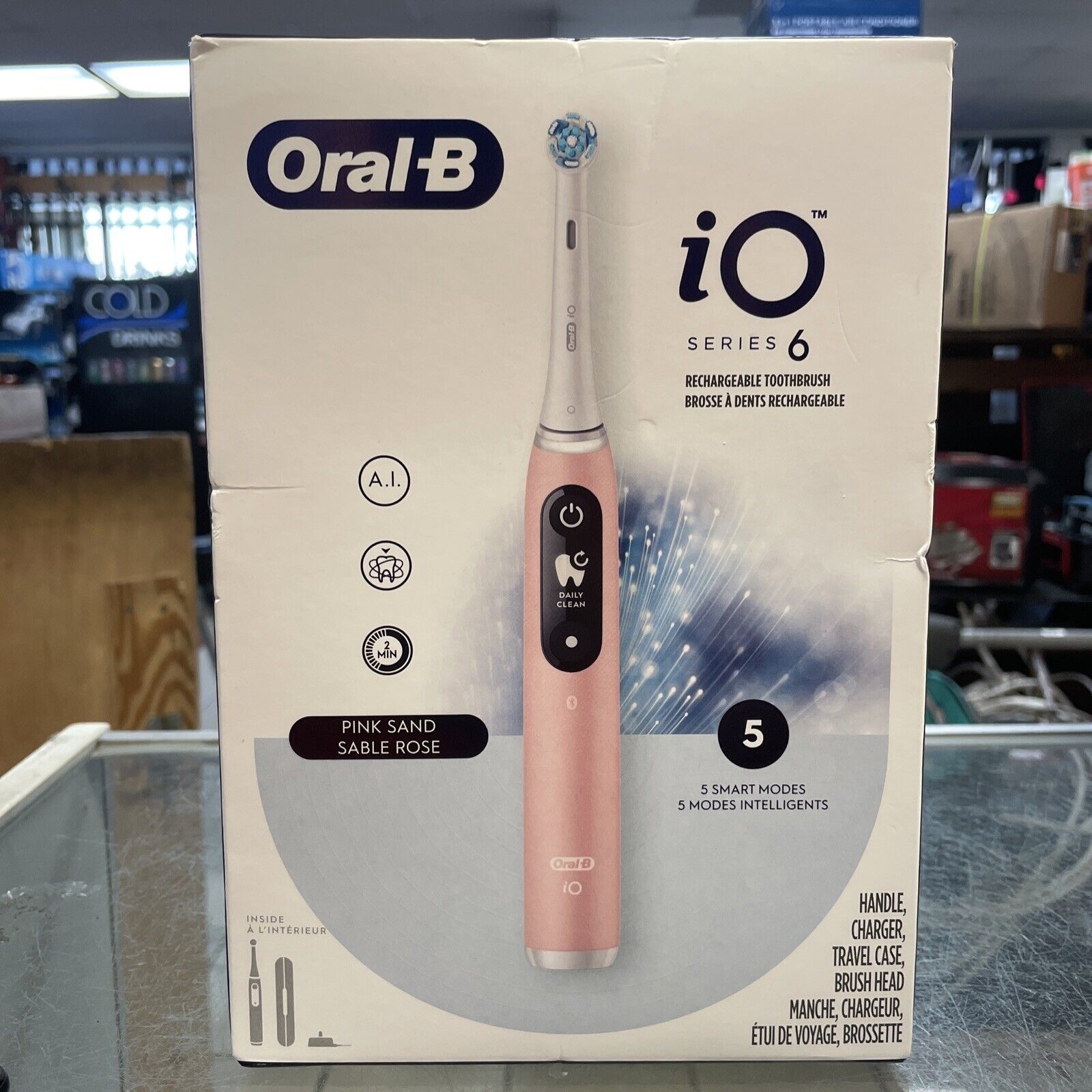 Oral-B IO 6 Rechargeable Max 59% OFF We OFFer at cheap prices - Pink Toothbrush