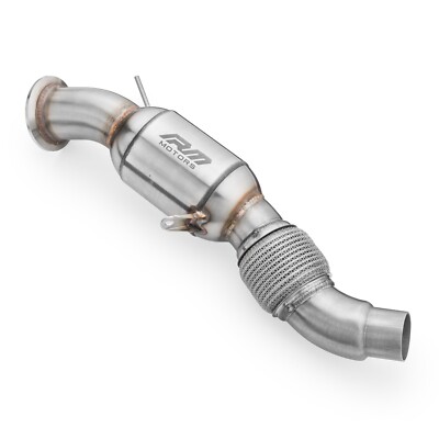 Auspuffrohr Downpipe für BMW E70 X5 30d M57N2 mit Schalldämpfer