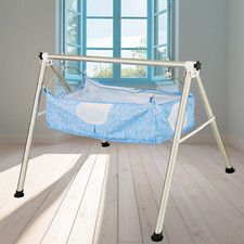 TinyTyke - Manual Baby Cradle Round Pipe- Fully Foldable Swing Cradle