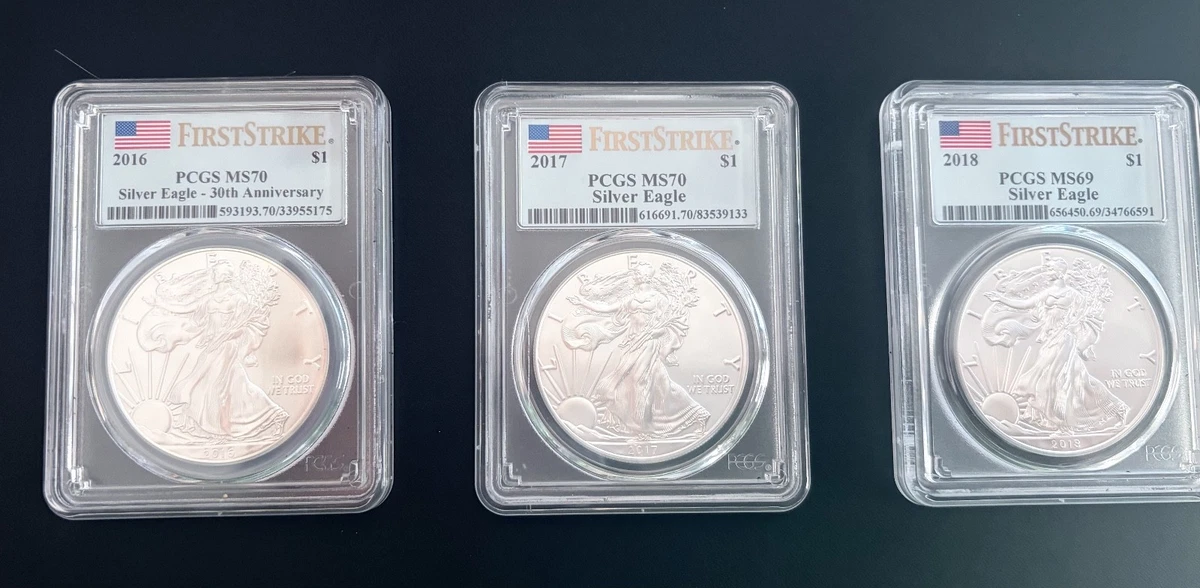 American Eagle MS 69 Graded 2017 Silver Bullion Coins for sale | eBay