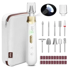 Electric Nail File Drill, Cordless 2000 Mah Rechargeable Nail Filer Electric, Po