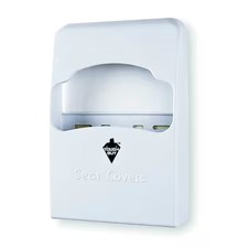 Tough Guy 2Vex7 Tough Guy Toilet Seat Cover Dispenser, 1/4 Fold, White