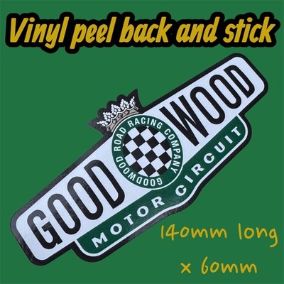 Goodwood Motor Circuit Vinyl Aufkleber Classic Racing Decal Race Speed Rallye GRRC