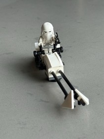 Lego Star Wars SNOW TROOPER Minifig & Speeder Bike 7879 8084 Includes Weapon